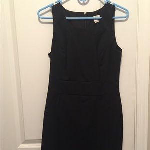 JCrew Factory Black Pencil Dress